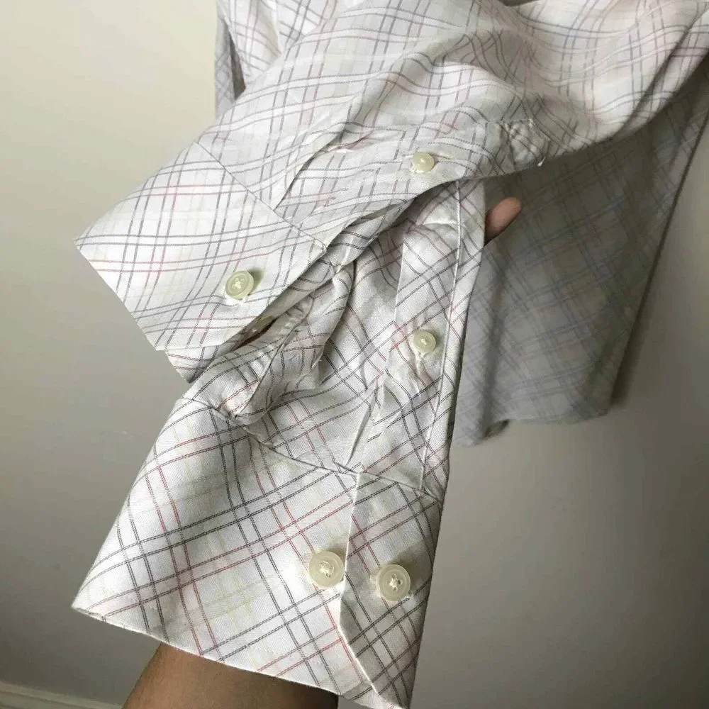 Banana Republic Shirt Mens‎ Large 16-16 1/2 Multicolored Button Up Collared